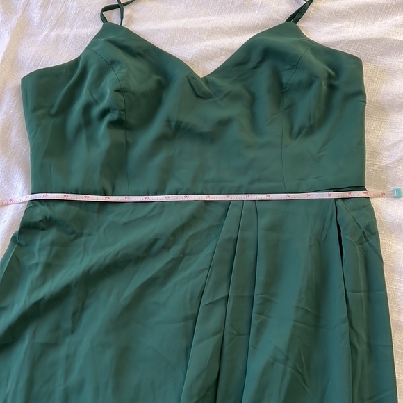 Dark Green Midi Dress Large - Picture 5 of 11